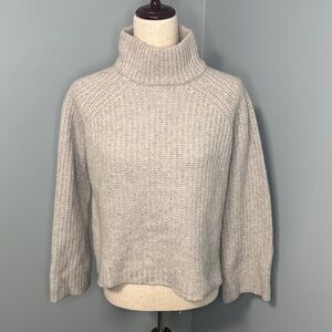 360 Cashmere Women’s Gray Turtleneck Sweater Sz M